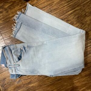 MOTHER DENIM -insider step fray sexico Mexico wash